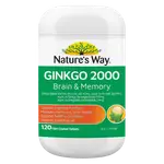 Nature's Way Ginkgo 2000 Brain & Memory 120 Tablets