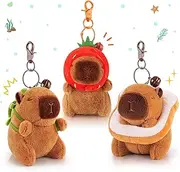 [Achwishap] Kawaii Keychain,Stuffed Animal Plush Toys,Kawaii Animal Keychain Dolls Gifts