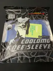 Coolomg Cooling Knee Sleeve Size Medium Dark Blue New Free Shipping