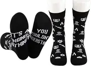 [GJTIM] Engineer Gift Civil Mechanical Engineering Gift It's An Engineer Thing You Wouldn't Understand Novelty Engineer Socks (US, Alpha, One Size, Regular, Regular, Engineer Thing), Engineer Thing, One Size