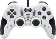 Controller Remote Gamepad Gamepad BLACK White Wired Handle for Gaming TV/Computer PC Joystick PS3 Controller with Vibration Effect(White-Wired)