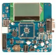 LPC11U14 ARM Cortex-M0 Board, 68x128 LCD, USB, RS232, PS/2