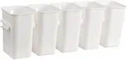 FELTECHELECTR 1Pc Wall Mounted Storage Bucket Versatile Kitchen Bathroom Organizing Box Material Easy Installation Multi Purpose Storage for Home Organization