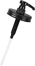 VALICLUD Reusable Syrup Pump Dispenser for Jar for Syrups Honey and Condiments Precision Control for Mess Serving for Home and Kitchen Use