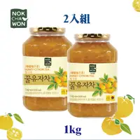 在飛比找PChome24h購物優惠-【Nokchawon 綠茶園】韓國蜂蜜柚子茶1kg-2入組