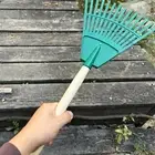 Grass Leaf Rakes Heavy Duty Mini Leaf for Yard Loosening Soil Leaves