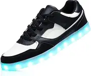 [APTESOL] Light Up Shoes for Women Men - 11 LED Color Modes Fashion Luminous Shoes with USB Rechargeable