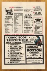 1989 Comic Book Conventions Print Ad/Poster Dungeons & Dragons Spider-Man Art