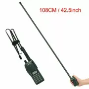 For Baofeng UV-5R/BF-888S Radio Foldable CS Tactical Antenna UHF/VHF 108cm aa