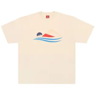 【PARAGRAPH】S7 NO.58 SWIMMING TEE 游泳圖像 短T (IVORY 象牙色) 化學原宿