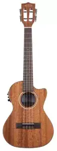 KALA Ka-Smh-Tg-Ce - Gloss Solid Mahogany Tenor Ukulele, With Cutaway, Eq And Cas