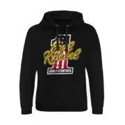 Evel knievel King Of Stuntmen Sweatshirt With Cap Epic Black Size XL