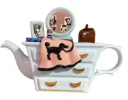 J. Bailey Poodle Skirt Teapot Numbered Made in England New/Boxed