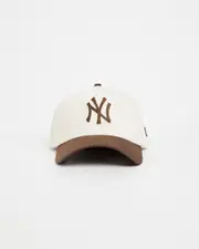 9Forty A- Frame Two Tone New York Yankees Winecork Chainstitch Cap