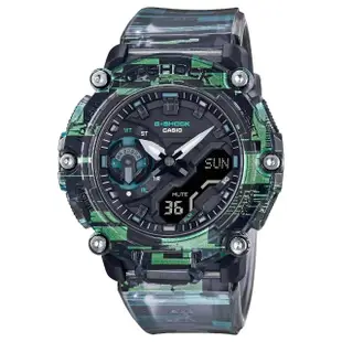 【CASIO 卡西歐】G-SHOCK雜訊意象設計系列(GA-2200NN-1A)