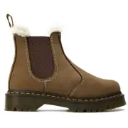 Dr Martens Womens 2976 Fl Chelsea Boots Khaki