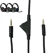 Astro 2.0M A10 Volume Control Cable Cord (Original Astro Cable, No Mute Function) Plus ienza Mic Foam Accessory Bundle