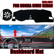 For Honda Civic Sedan 2022+ Black Dash Mat Dashboard Pad Cover Car Accessories (for: Honda Civic)