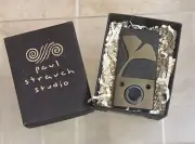 Paul Strauch Studio DBB072 GINKO Leaf Lighted Brass Doorbell Cover Plate