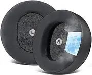 SOULWIT Cooling Gel Replacement Earpads for Audeze Maxwell Headphones, Ear Pads Cushions with Breathable Ice Silk Fabric, High-Density Noise Cancelling Foam - Black