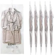 6PCS Hanging Vacuum Storage Bags, Reusable Space Saver