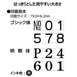 【日本牌 含稅直送】Shachihata 寫吉達 編碼印章 GNR-32 自動頁碼章 數字連續印章 抽獎券