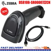 Original Zebra DS8108-SR00007ZZCN 1D 2D Handheld Barcode Scanner With USB Cable