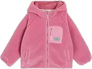 [LWLZVDUD] Toddler Fleece Jacket Hooded Winter Coats for Kids Full Zip Long Sleeve Thick Warm Outerwear Baby Boys Girls Autumn Winter Coats