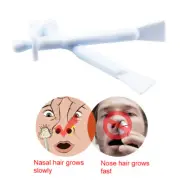 20 Pcs Nose Ear Hair Removal Wax Kit Sticks Mens Nasal Waxing Remover Strips