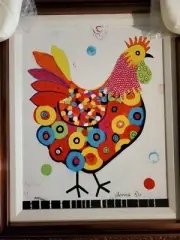 Donna Sharam Digital on Aluminum (Think I`m a Peacock ) Signed & #374/450