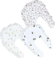 Yardwe 3pcs Drooling Bibs for Soft Feeding Bibs for Newborns Stylish and Functional Comfortable for Showers