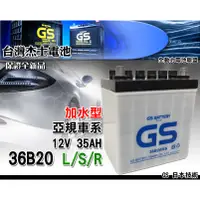 在飛比找蝦皮購物優惠-全動力-統力 GS 全新 加水 電池 需保養型 36B20L