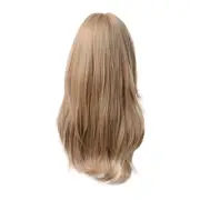 4X(Chemical Fiber Wig for Women Long Straight Wavy Eight Bangs Women'S Long5809