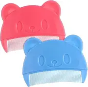 Totority 2pcs Comb Cradle Cap Comb for Babies Comb Cute Hair Combs Boy Comb Grooming Kit Newborn Comb Fine Hair Combs Combs for Hair Bassinets Plastic