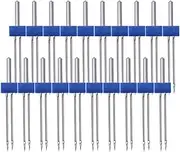 BEBEMOKO 12Pcs Double Sewing Machine Needles Compatible with Machines Twin Needles for Decorative Stitching Durable for Use Includes
