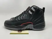 Air Jordan 12 Xll Utility Black/Red GS 'Grind' Youth sz 4.5Y 5Y 5.5Y 6.5Y NEW!