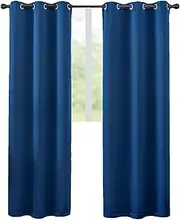 Curtains Darkening, Window Drapes Room Darkening Insulated Curtains, Thick Darkening Drapes Effective Fashionable for Living Room Home