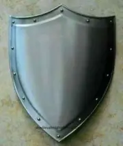 Christmas Medieval Reproduction 18" Templar Armor Shield Made Solid Steel gift