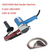 Handheld Belt 30X533 Electric Sander Polisher Sanding Machine Mini Angle Grinder