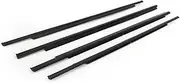 JDFHQT Car Door Edge Protector, for Mitsubishi, for Outlander 2007-2012 4Pcs Car Window Outer Weatherstrip Side Door Moulding Trim Car Roof Weatherstrip Seal