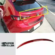 Painted Fit For Mazda3 Mazda 3 4th BP Hatchback Rear Trunk Mid Spoiler DTO Style (for: Mazda)