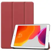 MCC iPad Air 4 10.9" 2020 Smart Tri-Fold Case Cover Apple Air4 4th Gen [Red Brown]