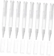 BESTYASH 21Pcs Transparent Empty Nail Oil Pens Liquid Tubes for Lip Gloss Nail Polish Essential Oils Applicators for Beauty Cosmetics