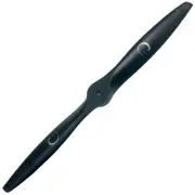 XOAR PJM Matte Black 17x6 RC Model Airplane Propeller 17 In Wood Gas Prop Blade