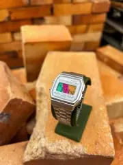 Candy – Modified Watch Based on Casio F-91W – Digital Watch with Blue, Pink edc