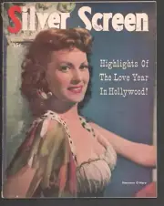 MAG: Silver Screen 1/1950-Maureen O'Hara-Montgomery Clift-Clark Gable-Shirley...