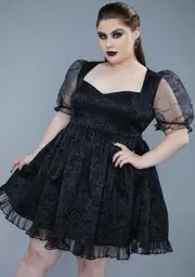 [Widow] My Dark Bidding Babydoll Dress