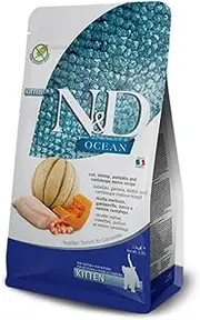 N&D Ocean Cat COD, Shrimp, Pumpkin and Cantaloupe Melon Kitten 5 kg