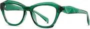 kimorn Blue Light Blocking Glasses,Anti Eyestrain & UV Protection,Cat Eyes Frame Glasses for Women Men