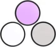 3 Pcs UV CPL FLD Camera Filters Kit - 67mm Camera Lens Filter - with Storage Bag - for /DSLR Cameras